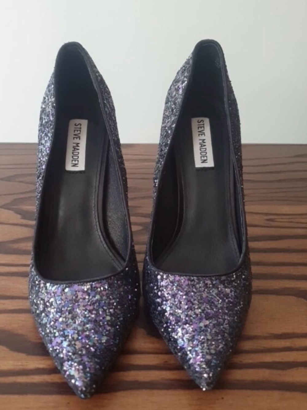 Steve Madden Glitter Pointed-Toe Pumps - Purple